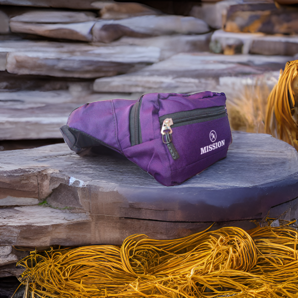 Waist Travel Dark Violet  Bag